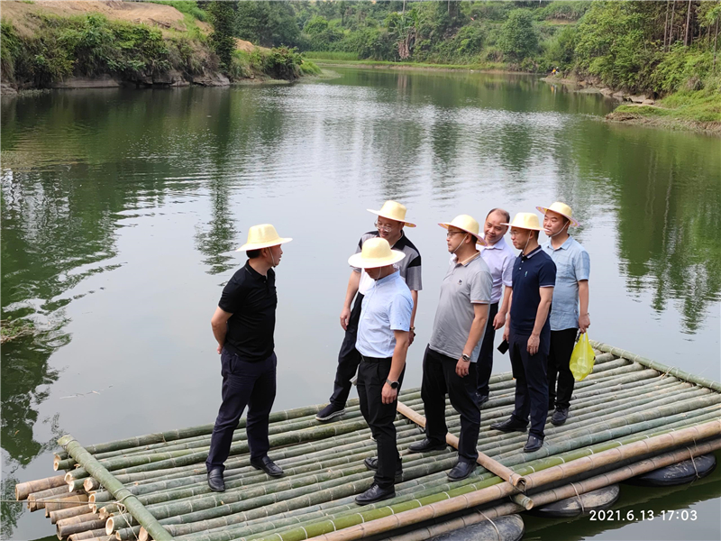 集團公司王勁董事長視察穹窿植物園建設現(xiàn)場(圖2)